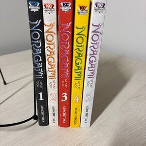 Noragami Stray God Volumes 1-5 Kodansha Comics Manga by Adachitoka